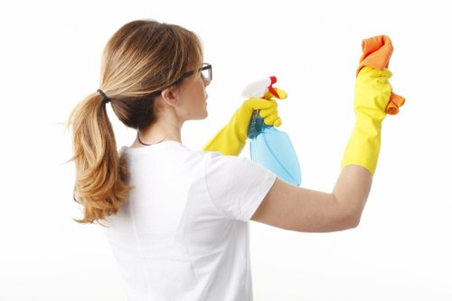 Professional move out cleaning in Hackney kitchen and bathroom areas